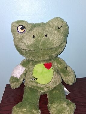 Build A Bear Zombie Frog Plush